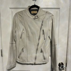 White Leather Michael Kors